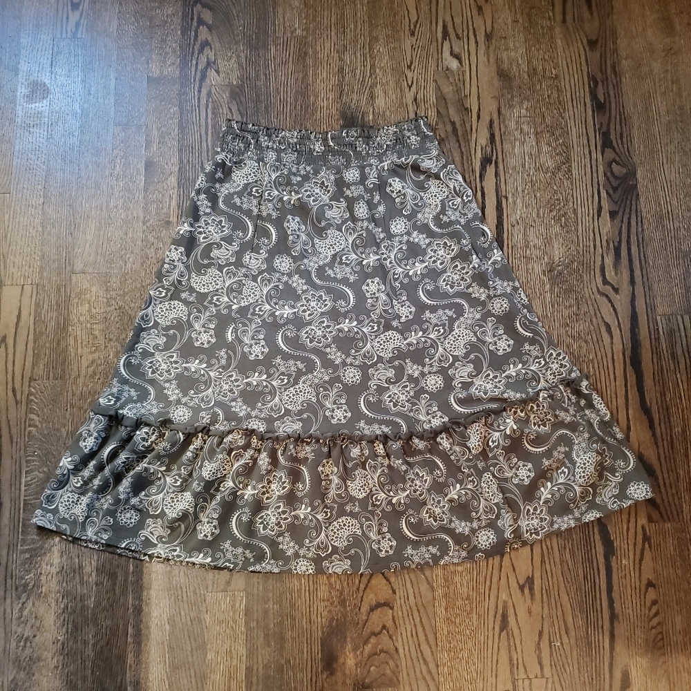 Mandala floral skirt